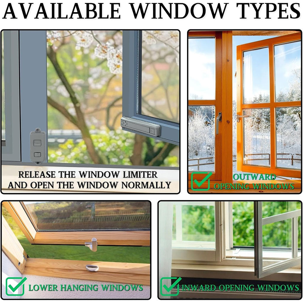 قفل أمان ذكي للنوافذ