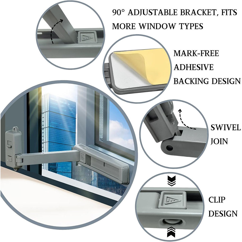 قفل أمان ذكي للنوافذ