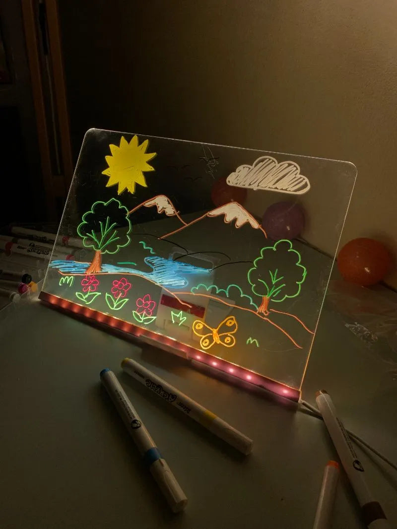 لوحة كتابة مضيئة