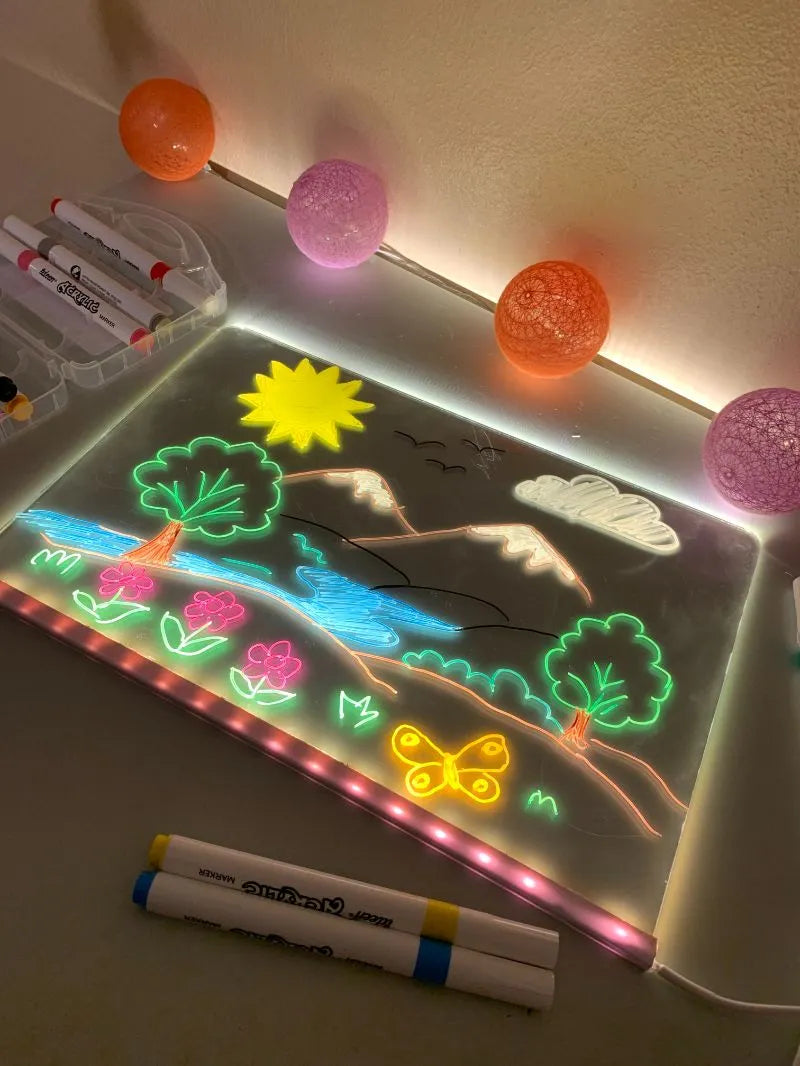 لوحة كتابة مضيئة