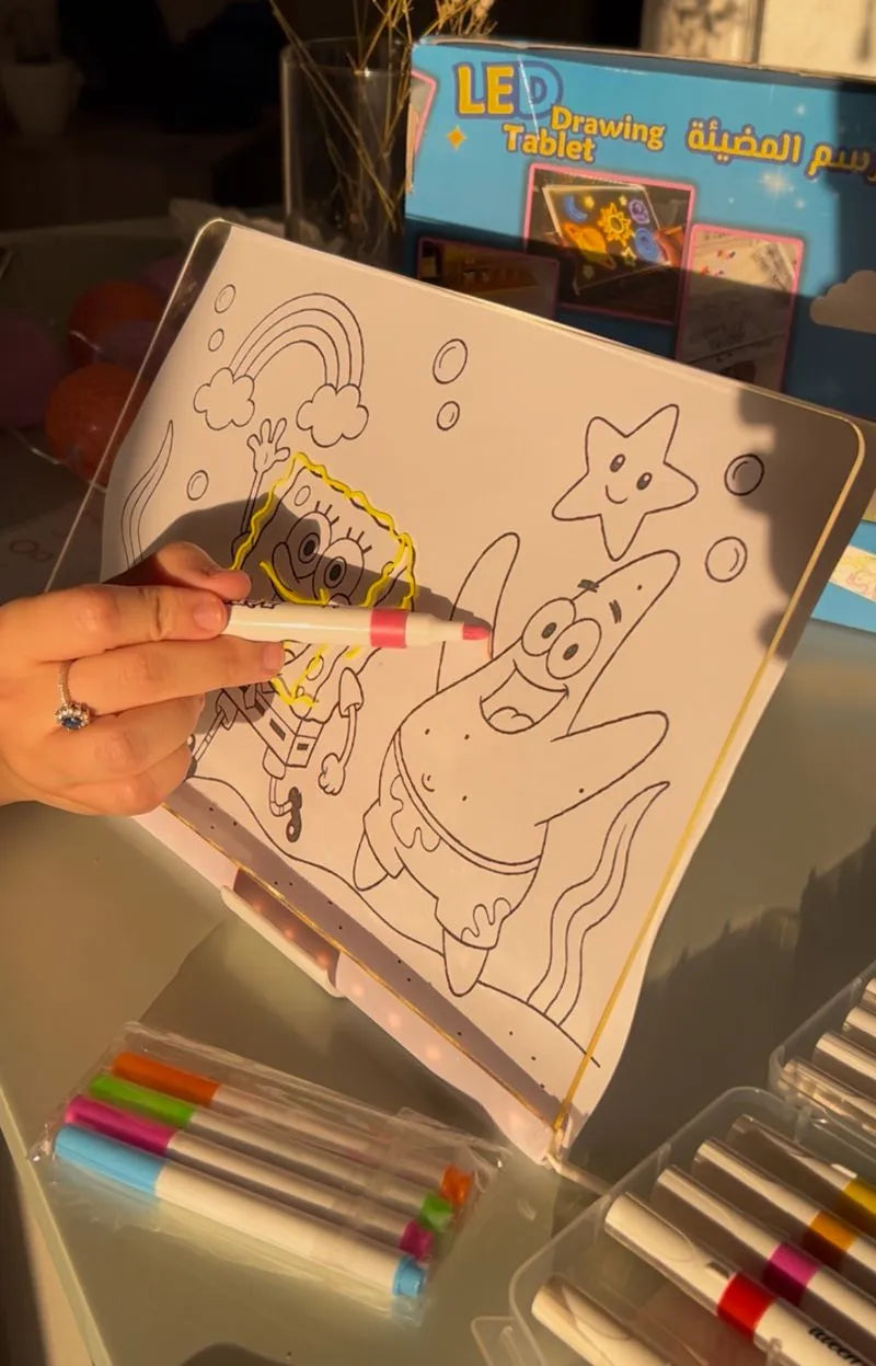 لوحة كتابة مضيئة